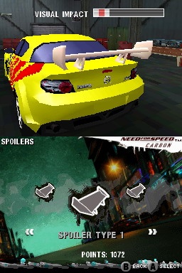 NFS Carbon dérape sur DS