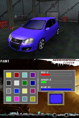 NFS Carbon dérape sur DS