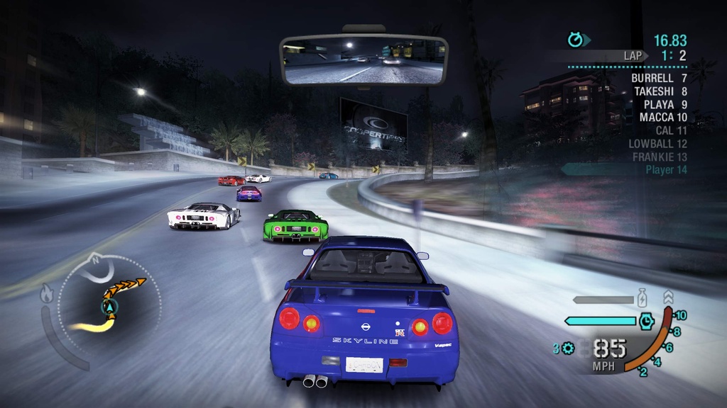 Need for Speed Carbon sur la route