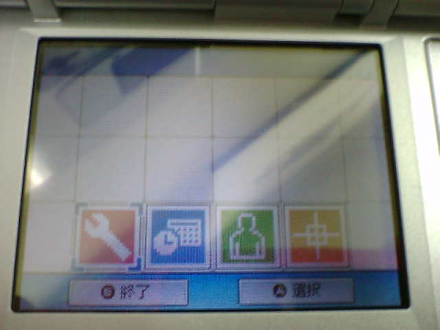 Nintendo DS : photos des menus