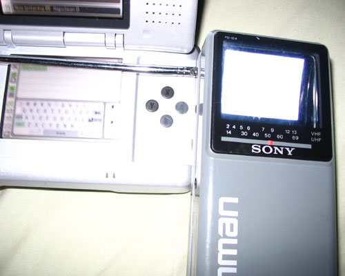 La Nintendo DS sur sa télévision