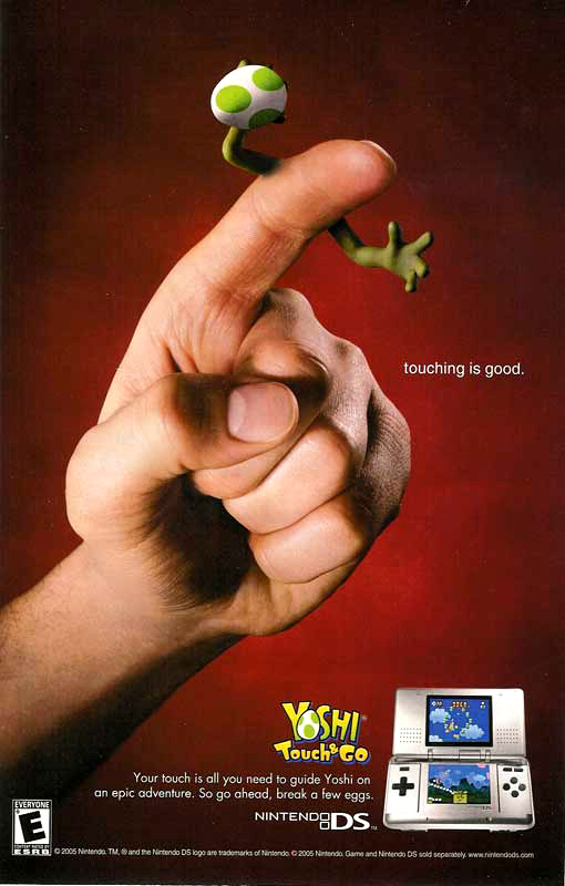 Publicités papiers Nintendo DS