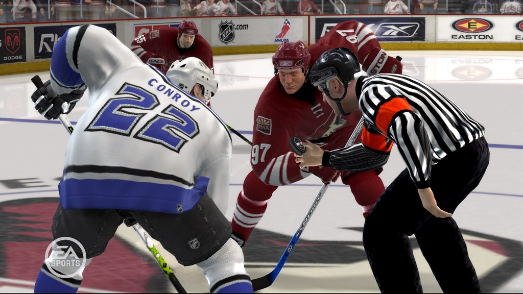 NHL 07 : remise en jeu