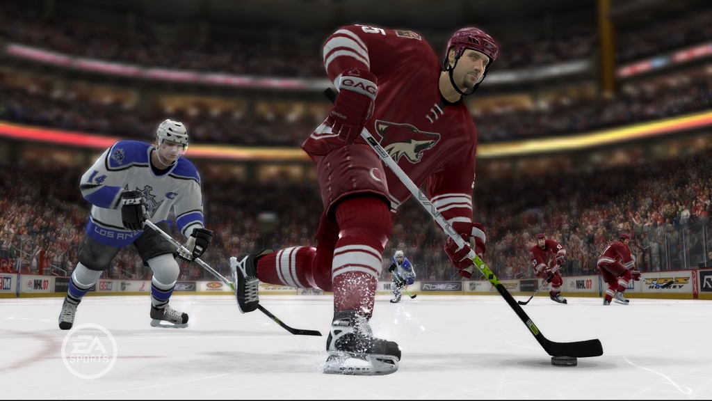 NHL 07 défile sur la glace