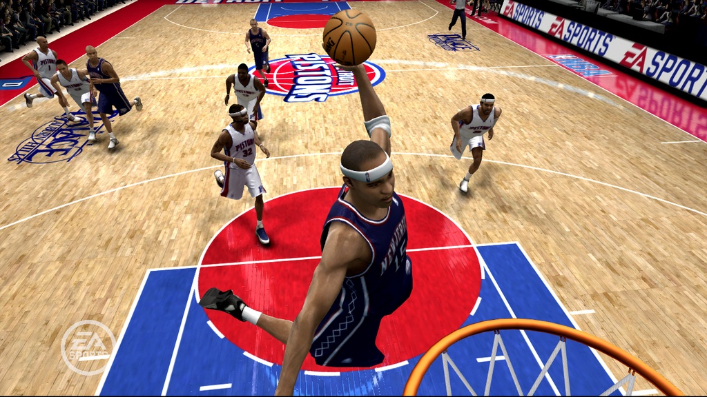 NBA Live 07 contrôle le match