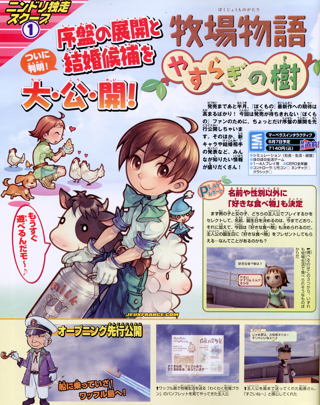Harvest Moon Wii : la totale
