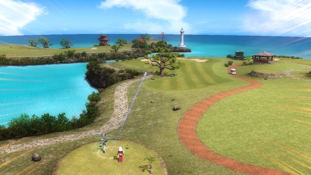 Everybody's Golf 5 sur le green