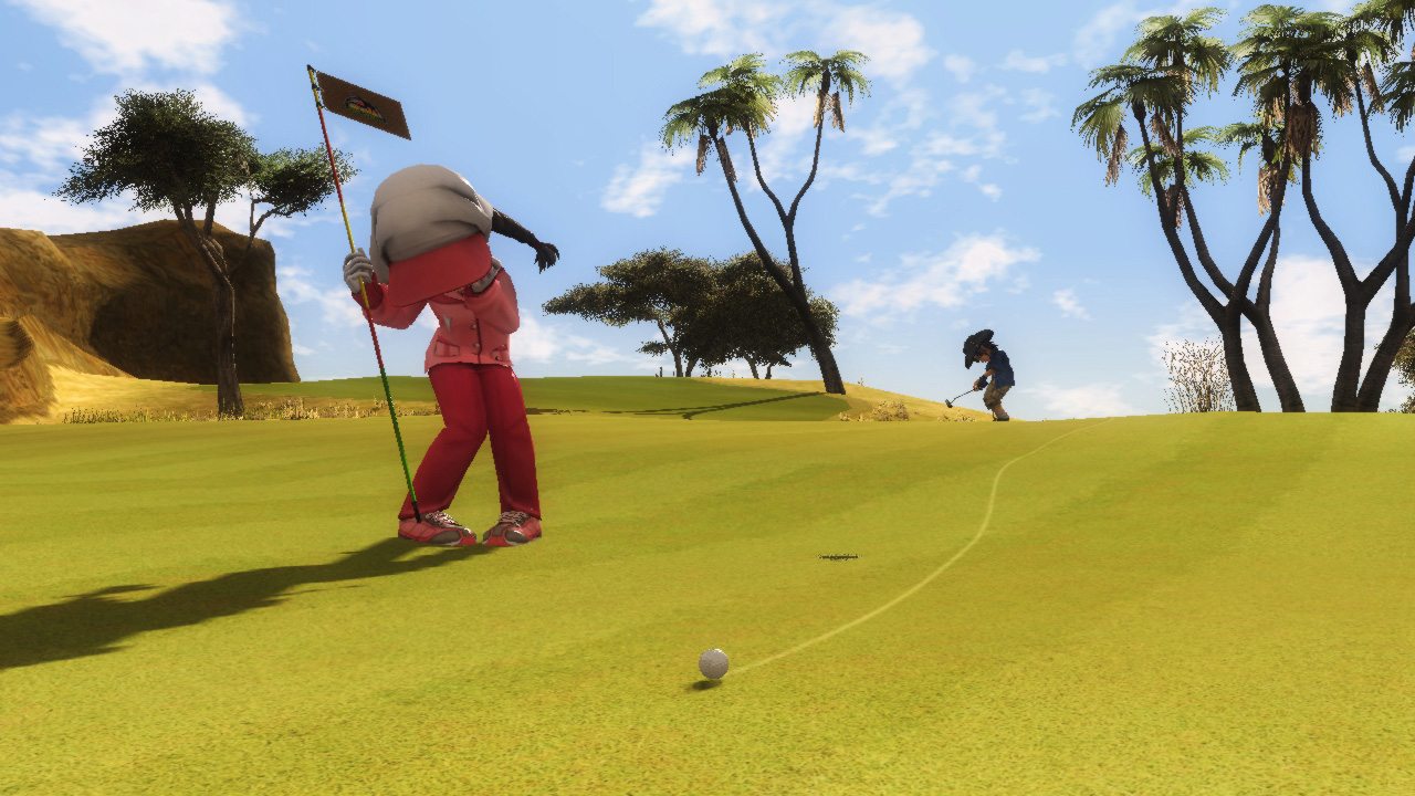 Everybody's Golf 5 sur le green