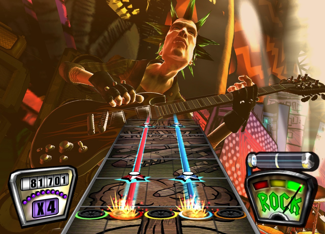 Guitar Hero II monte le son