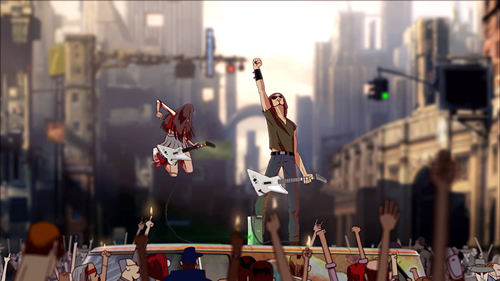 Guitar Hero II fait sa pub