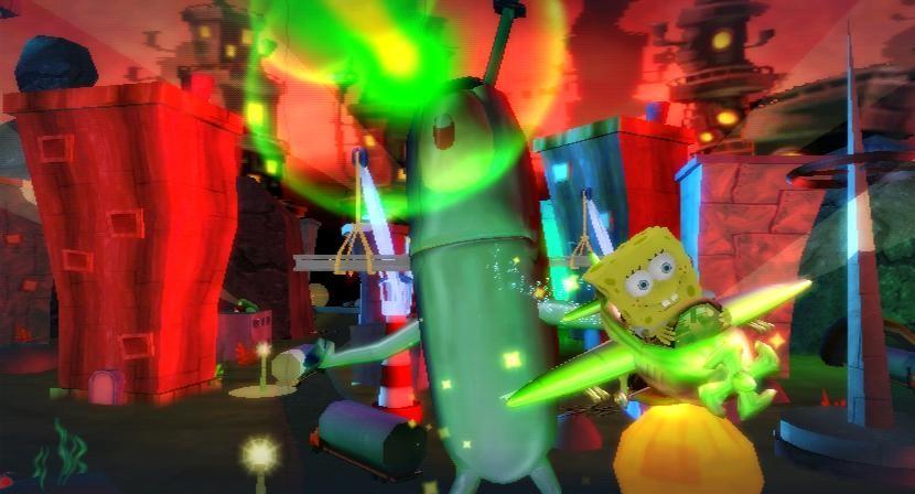 Bob l'Eponge en images sur Wii