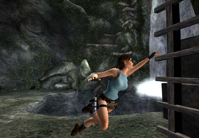Lara Croft se prépare
