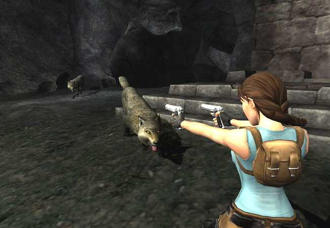 Lara Croft se prépare