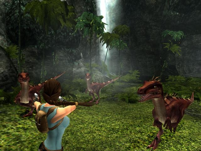 Lara Croft se prépare