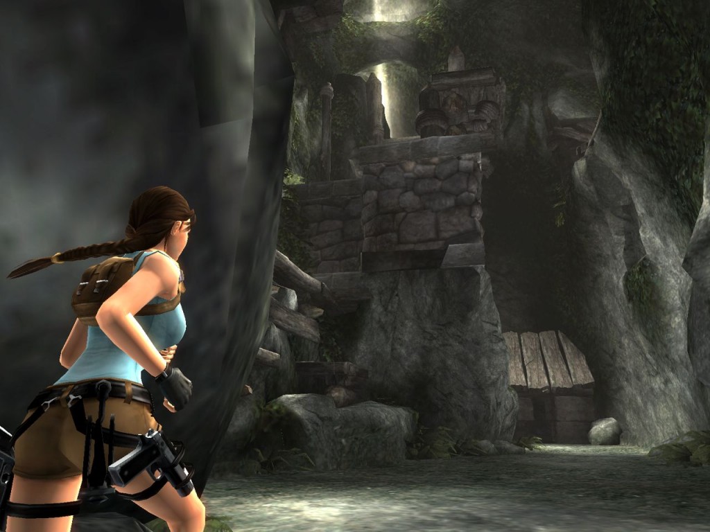Lara Croft se prépare