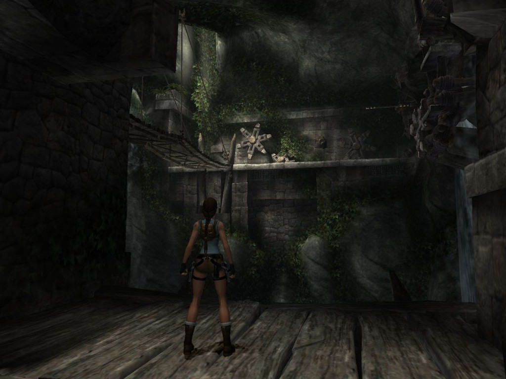 Lara Croft se prépare