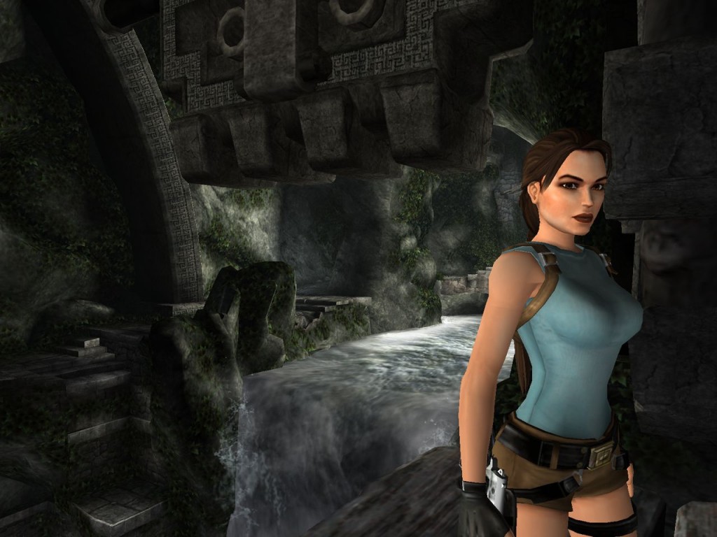 Lara Croft se prépare