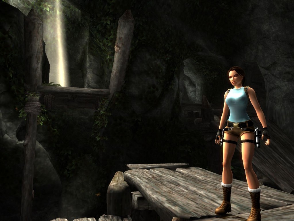 Lara Croft se prépare