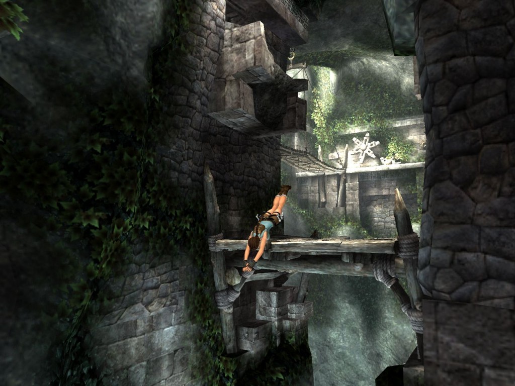 Lara Croft se prépare