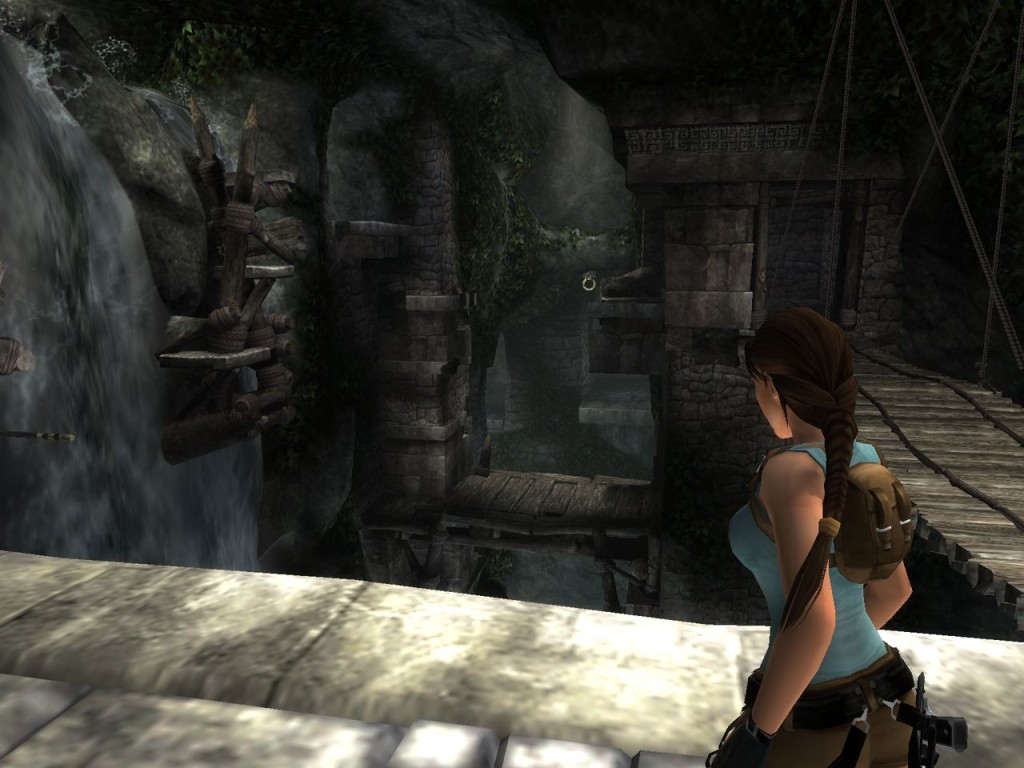 Lara Croft se prépare