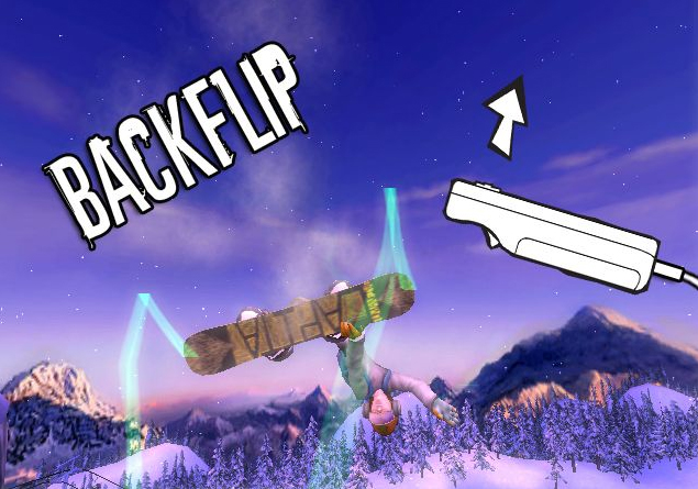SSX Blur fait des figures