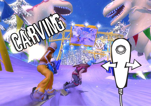 SSX Blur fait des figures