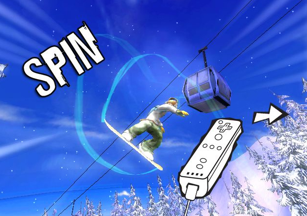 SSX Blur fait des figures