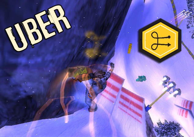SSX Blur dans le poudreuse