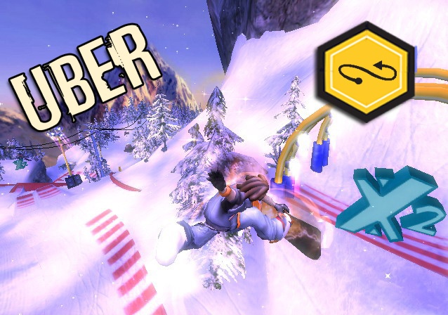 SSX Blur dans le poudreuse