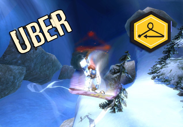 SSX Blur dans le poudreuse