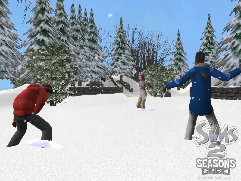 The Sims 2 : Seasons en deux images