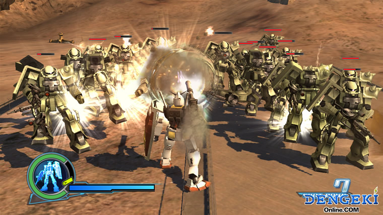 Gundam Muso en plein combat