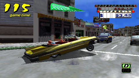 Crazy Taxi entre en piste sur PSP