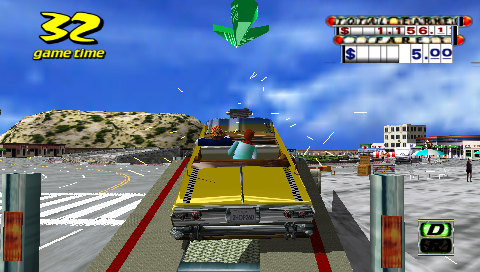 Crazy Taxi entre en piste sur PSP