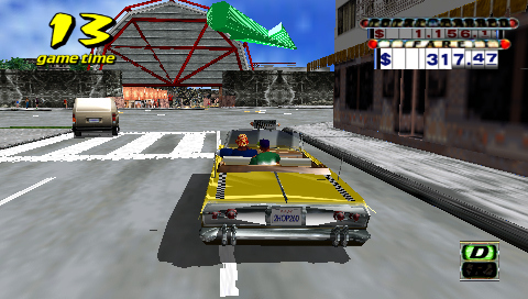 Crazy Taxi entre en piste sur PSP
