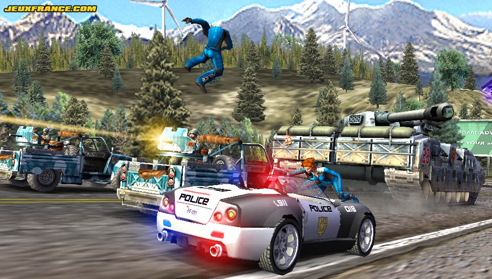 Pursuit Force : Extreme Justice PSP dévoilé