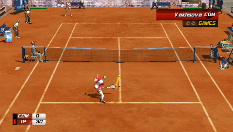 Virtua Tennis 3 à l'échauffement