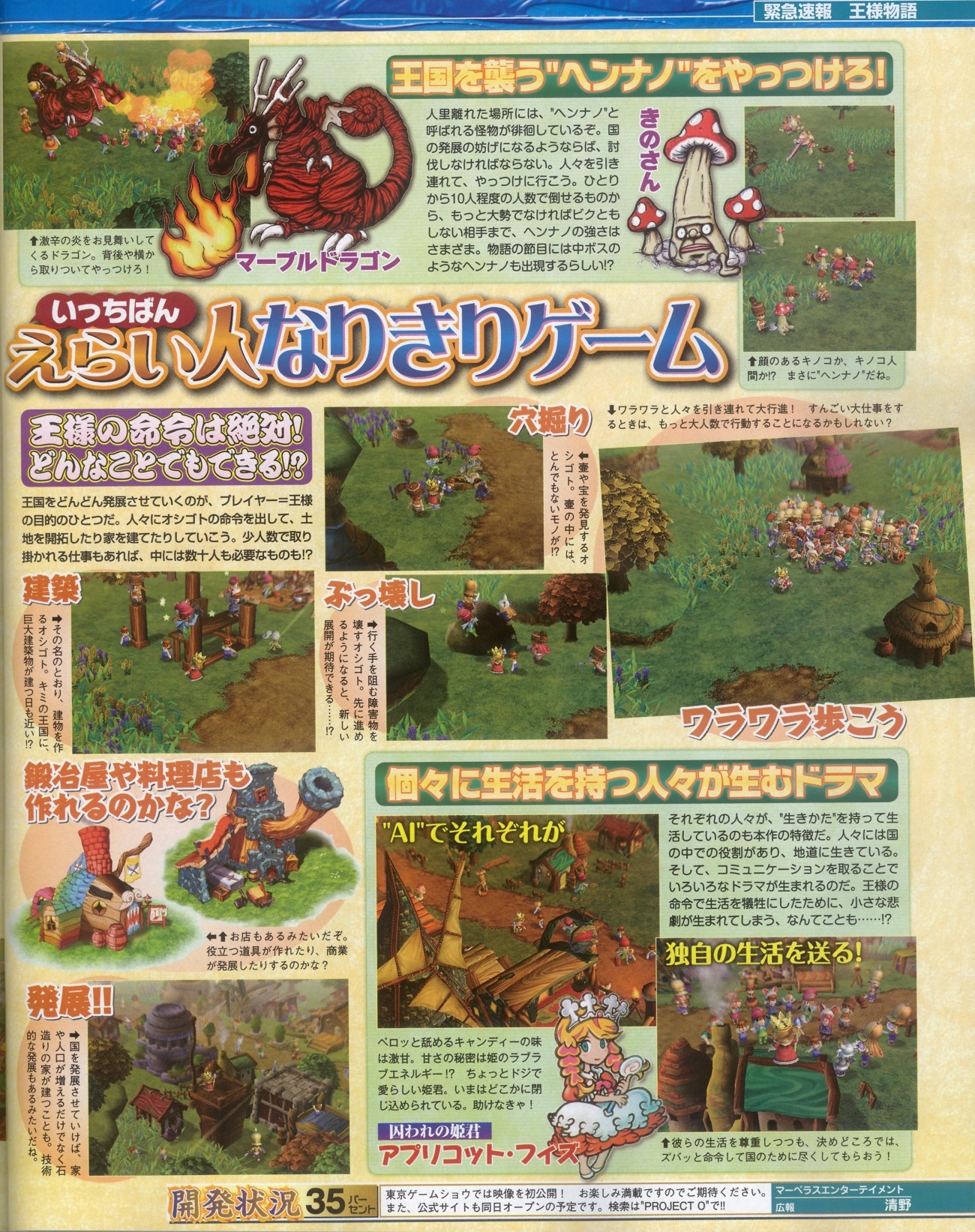 King Story se dévoile sur Wii