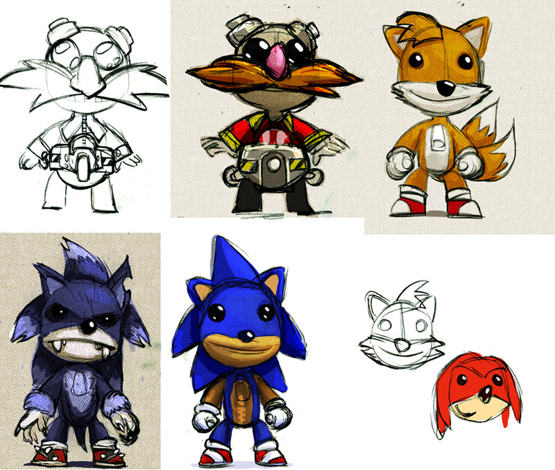Sonic s'incruste dans LittleBigPlanet