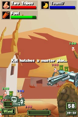 Worms : Open Warfare 2 imagé sur DS