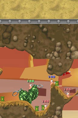 Worms : Open Warfare 2 imagé sur DS