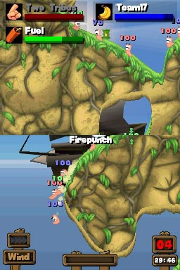Worms : Open Warfare 2 imagé sur DS