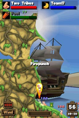 Worms : Open Warfare 2 imagé sur DS