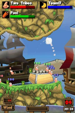 Worms : Open Warfare 2 imagé sur DS