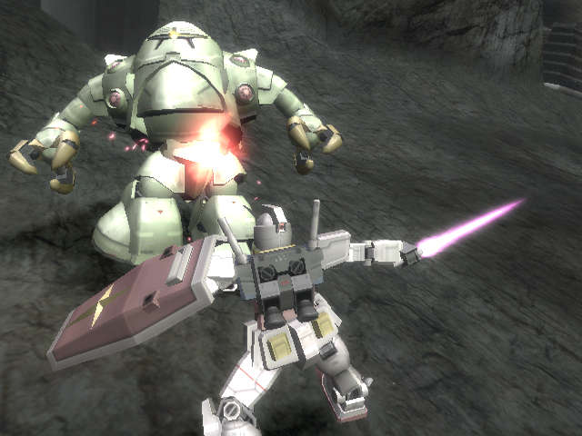 Gundam Wii en action
