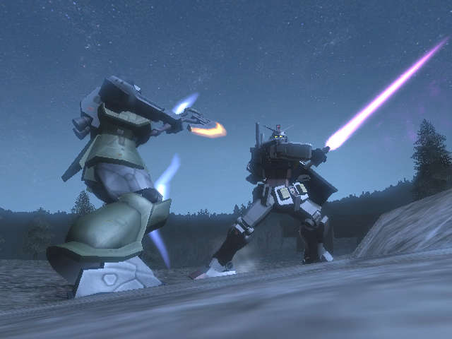 Gundam Wii en action