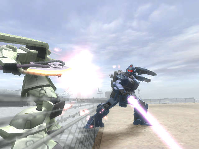Gundam Wii en action