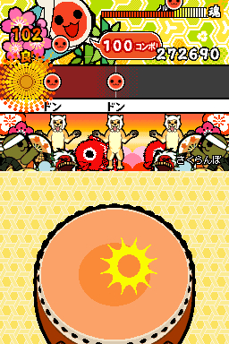 Taiko no Tatsujin DS en rythme