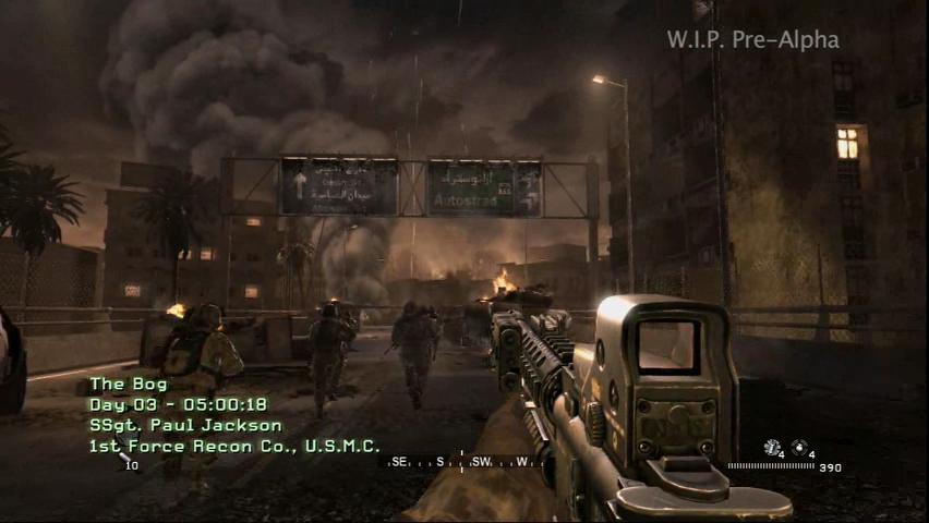 Call of Duty 4 : vidéo in-game
