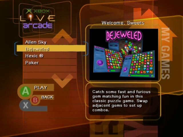 Xbox Live Arcade en images